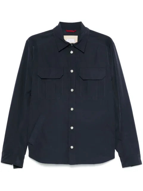 Brunello Cucinelli logo-buttons jacket